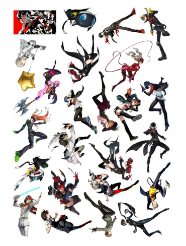 Стікерпак А4 Персона 5 2 (Persona 5)