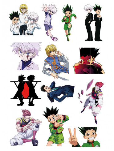 Стікерпак А4 Хантер х Хантер (Hunter x Hunter)