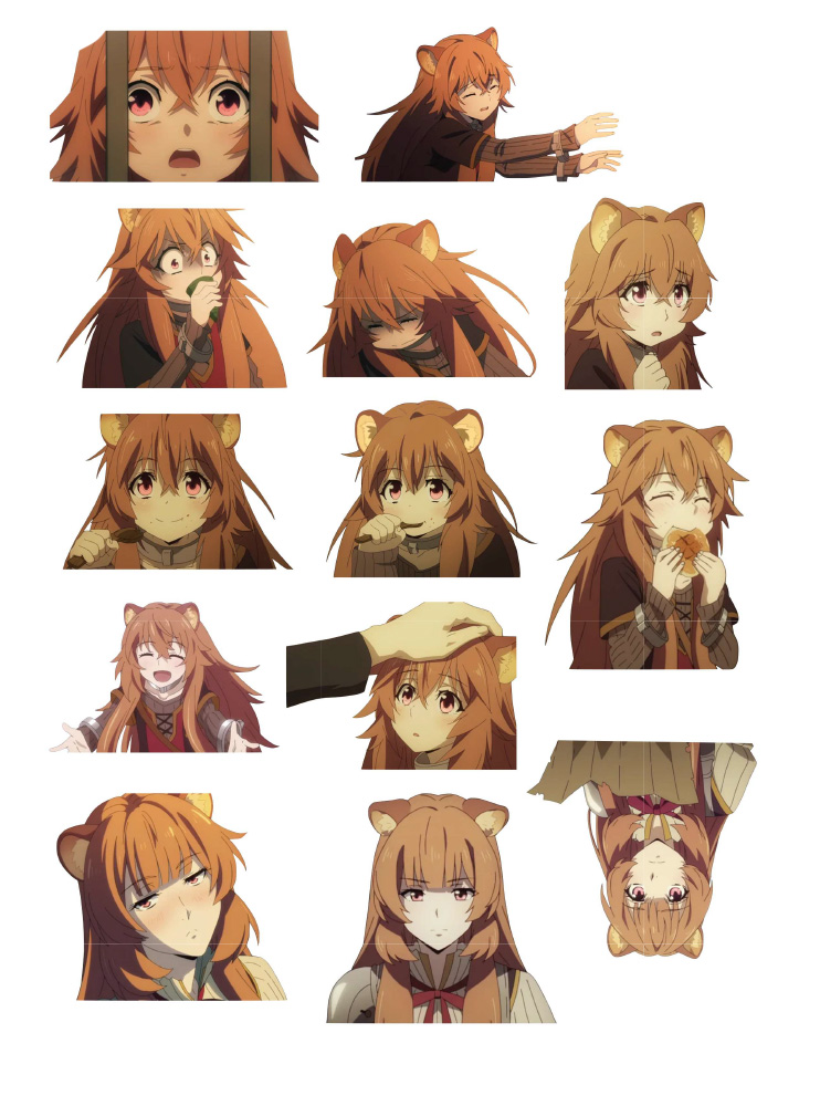Стікерпак А4 Рафталія (The Rising of the Shield Hero)