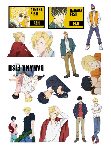 Стікерпак А4 Бананова Риба (Banana Fish)