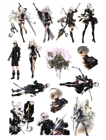 Стікерпак А4 Ніер: Автомата (NieR: Automata)