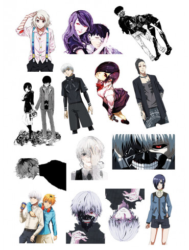 Стікерпак А4 Токійський гуль (Tokyo Ghoul)